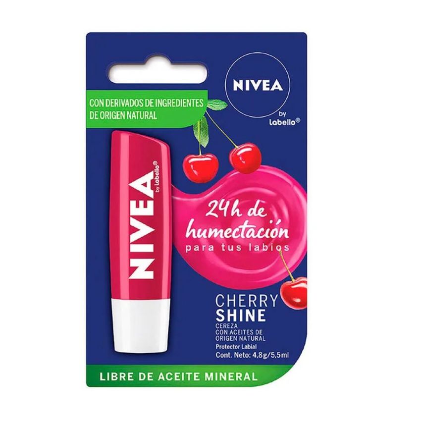 Nivea lip balm cherry shine 